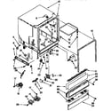 Kenmore 6651671592 tub assembly parts diagram