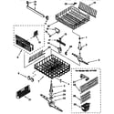 Kenmore 6651671592 dishrack parts diagram