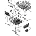 Kenmore 6651691192 dishrack parts diagram