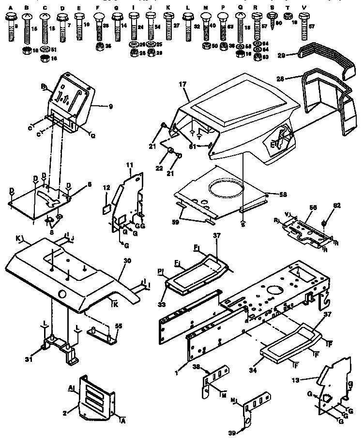 Craftsman 917257560 chassis and enclosures diagram