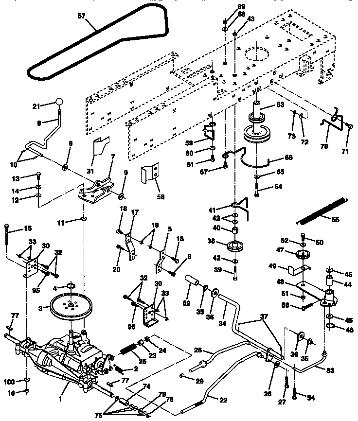 Craftsman 917257560 drive diagram