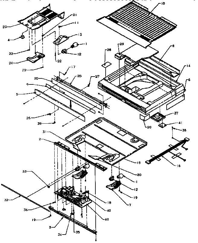 Amana TXI21R-P1168006W divider block diagram