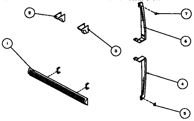 Amana TXI21R-P1168006W bhkt kit diagram