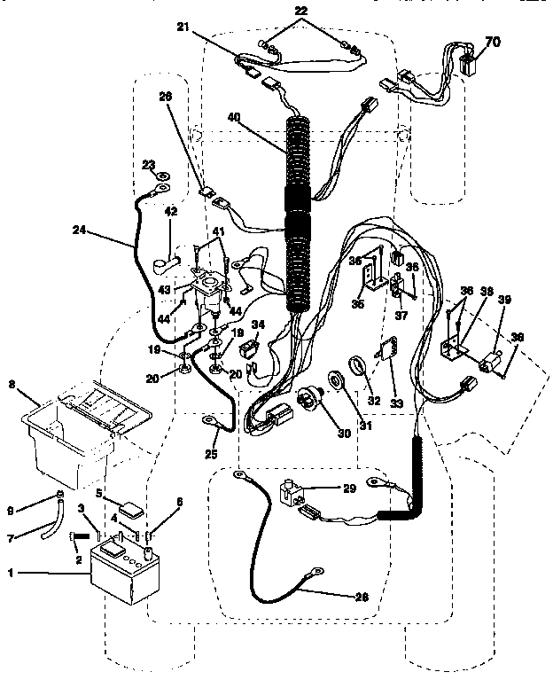 Craftsman 917257630 electrical diagram