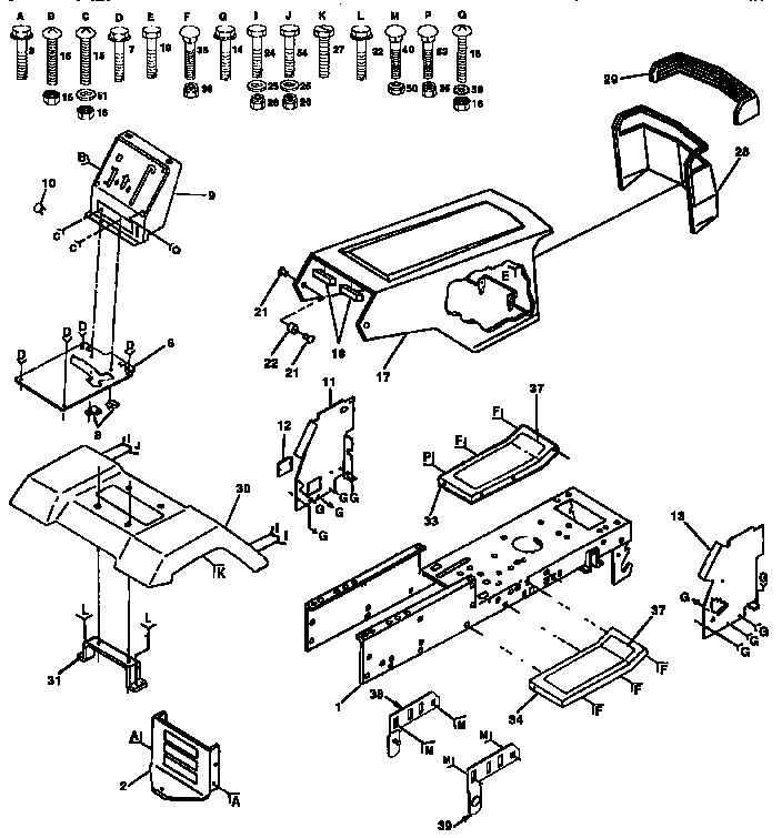 Craftsman 917257630 chassis and enclosures diagram