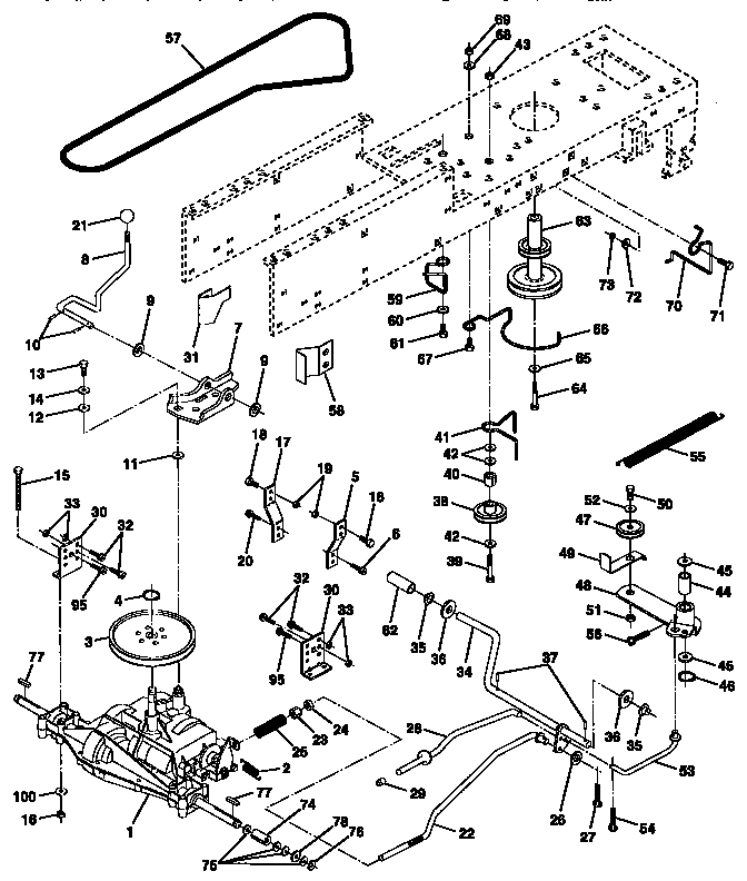 Craftsman 917257630 drive diagram