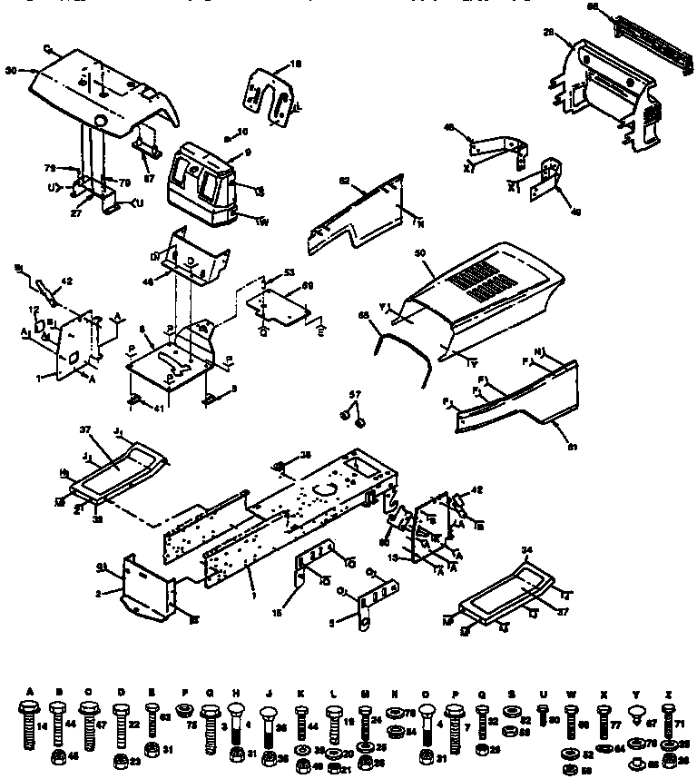 Craftsman 917255451 chassis and enclosures diagram