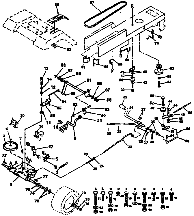 Craftsman 917255451 drive diagram