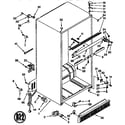 Whirlpool ET22DKXAW03 cabinet parts diagram