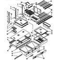 Whirlpool ET22DKXAW03 shelf parts diagram
