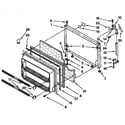 Whirlpool ET22DKXAW03 freezer door parts diagram