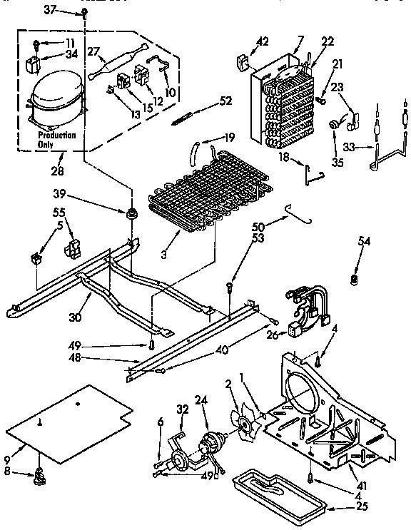 Kenmore 1069530212 unit parts diagram