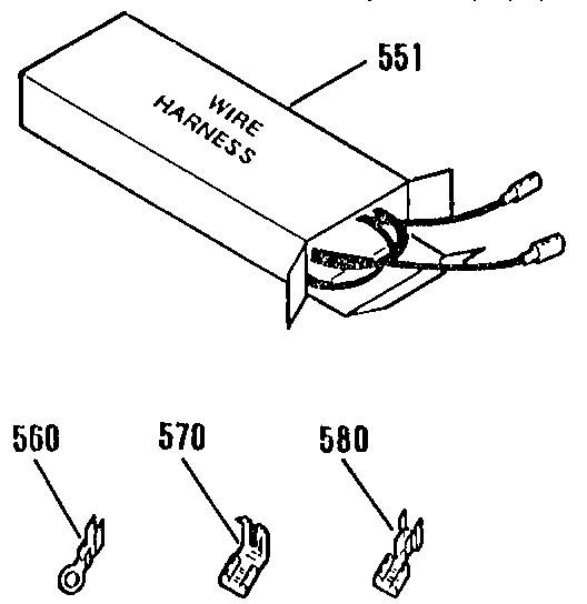 Kenmore 9114703991 wire harnesses diagram