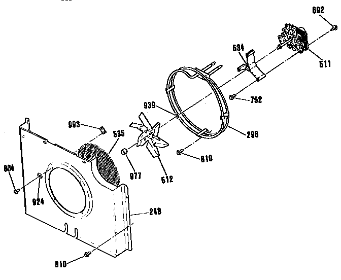 Kenmore 9114703991 fan section diagram