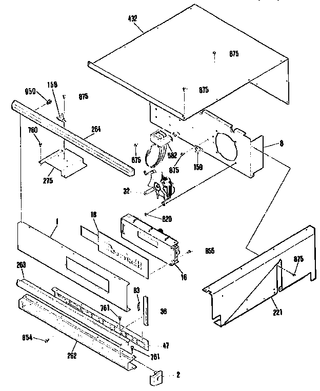 Kenmore 9114842994 control section diagram