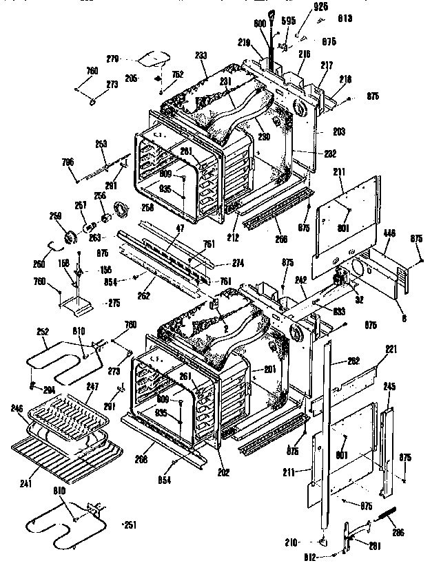 Kenmore 9114842994 body section diagram