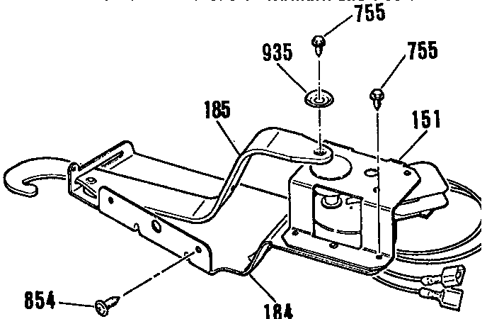 Kenmore 9114842994 door lock section diagram
