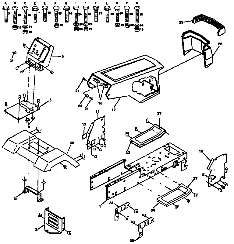 Craftsman 917254851 chassis and enclosures diagram