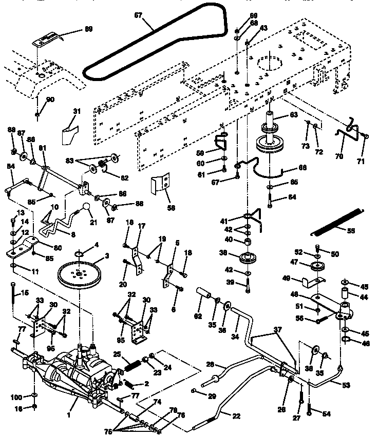 Craftsman 917254851 drive diagram