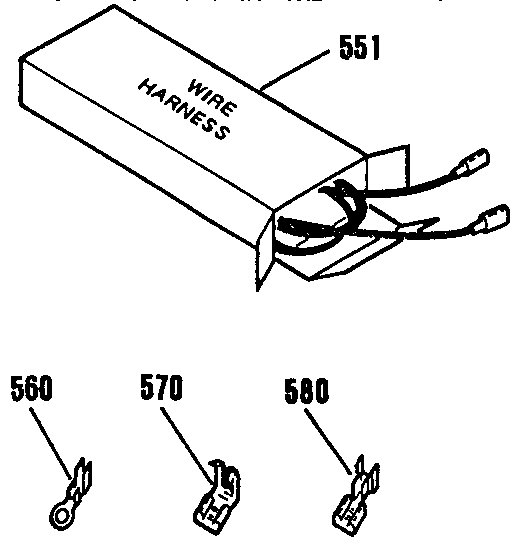 Kenmore 9114832994 wire harnesses and components diagram