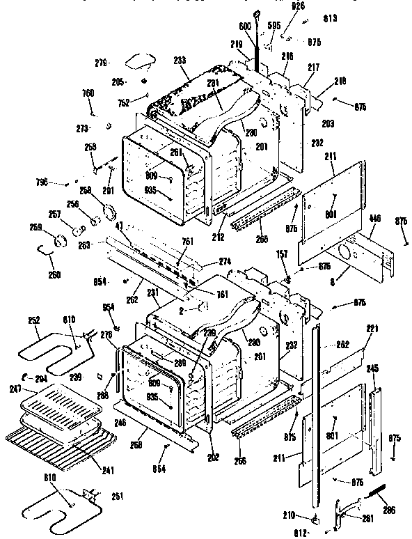Kenmore 9114832994 body section diagram