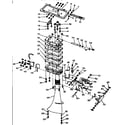 Craftsman 21759900 column & muffler assembly diagram