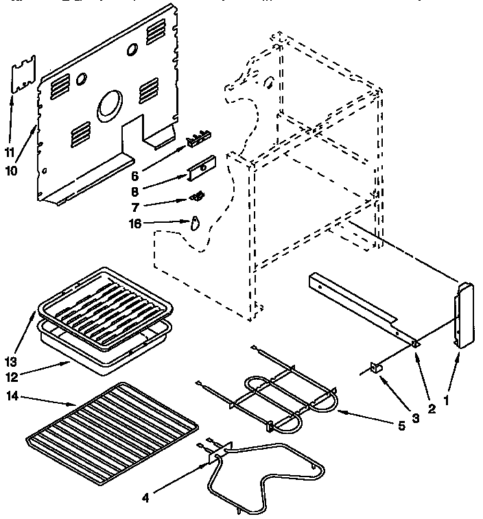 Whirlpool RF365PXYQ2 unit parts diagram