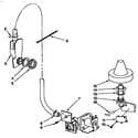 KitchenAid KUDA23HYAL0 fill and overfill parts diagram