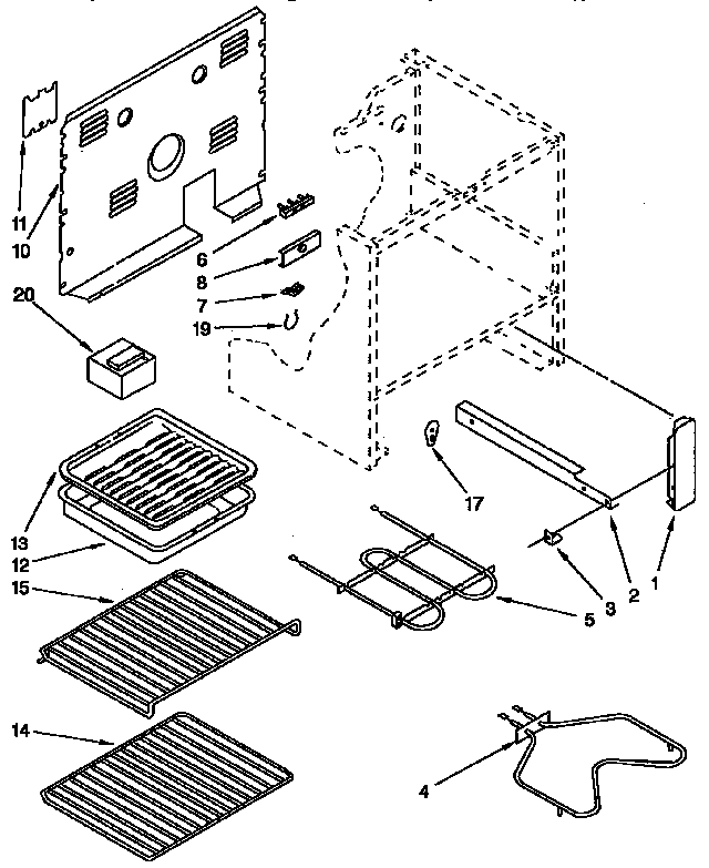 Whirlpool RF376PXYN2 unit parts diagram