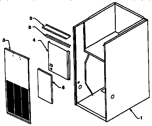 Goodman GDPX050-3B gas furnace diagram
