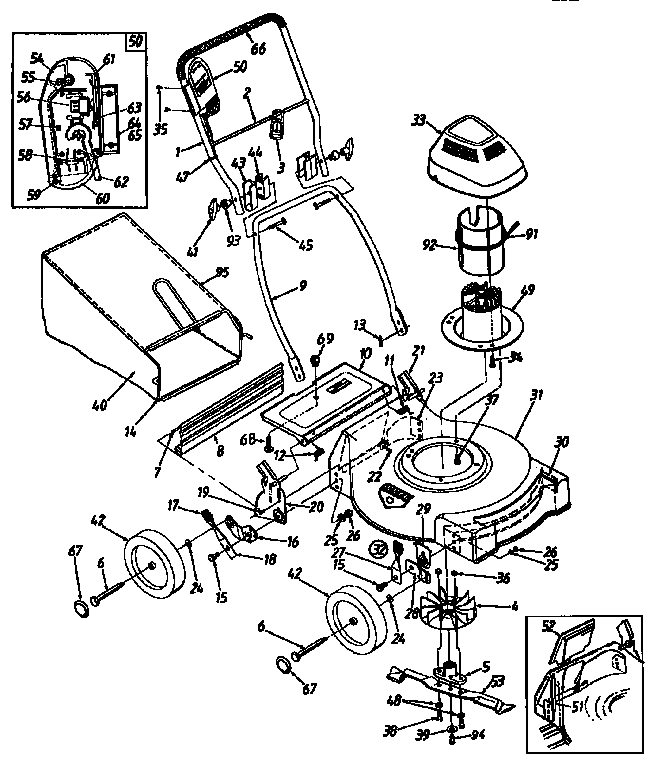 Craftsman 247370251 replacement parts diagram