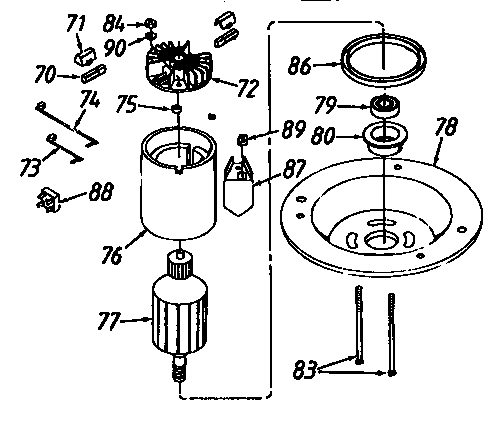Craftsman 247370251 armature assembly diagram