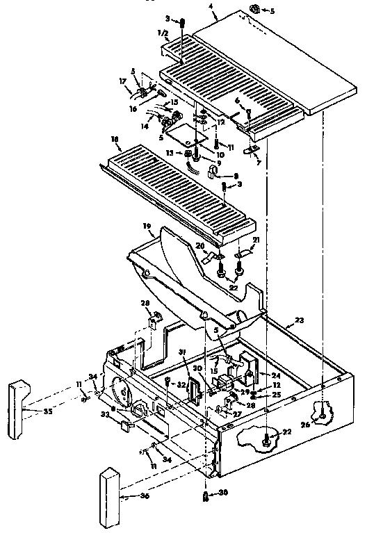 Craftsman 113248211 base components diagram