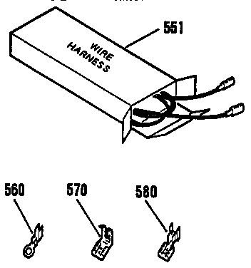 Kenmore 9114842993 wire harness and components diagram
