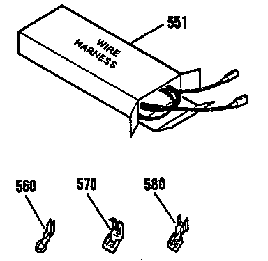 Kenmore 9114742593 wire harness and components diagram