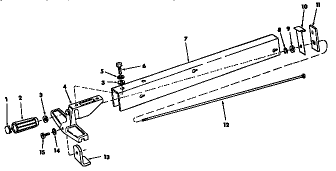 Craftsman 113221720 fence assembly diagram