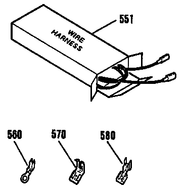 Kenmore 9114132992 wire harnesses and components diagram