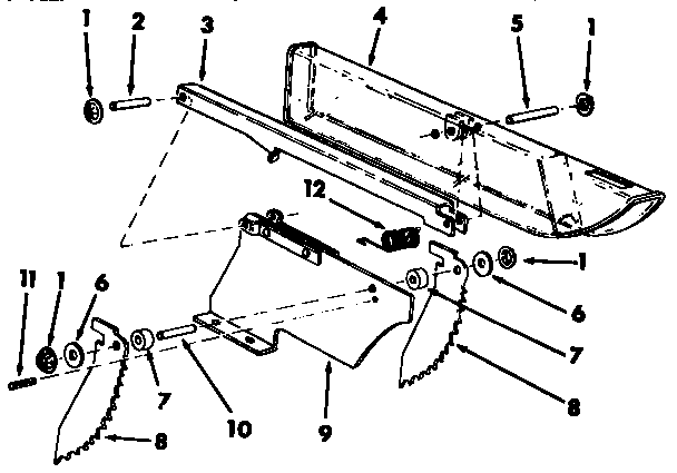 Craftsman 113298722 guard assembly diagram