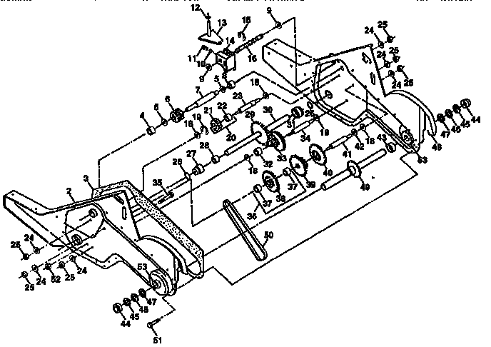 Craftsman 917298561 repair parts, transmission diagram