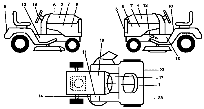 Craftsman 917257710 decals diagram
