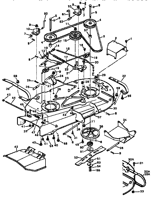 Murray 9-24536 blade housing diagram