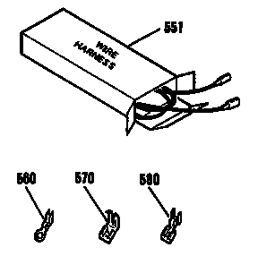 Kenmore 9113012991 wire harnesses diagram