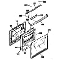 Kenmore 9113012991 door section diagram
