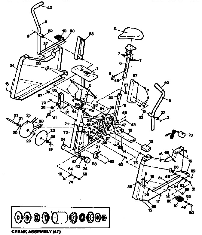 Proform 831287572 unit parts diagram