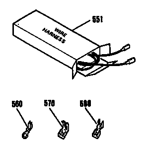 Kenmore 9114132993 wire harnesses and components diagram
