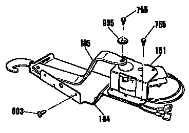 Kenmore 9114132993 door lock section diagram