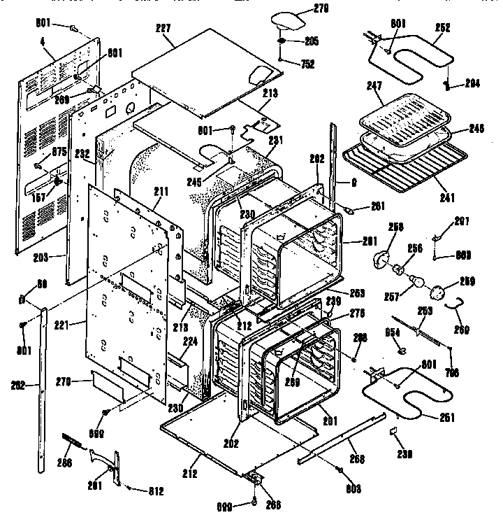 Kenmore 9114132993 body section diagram