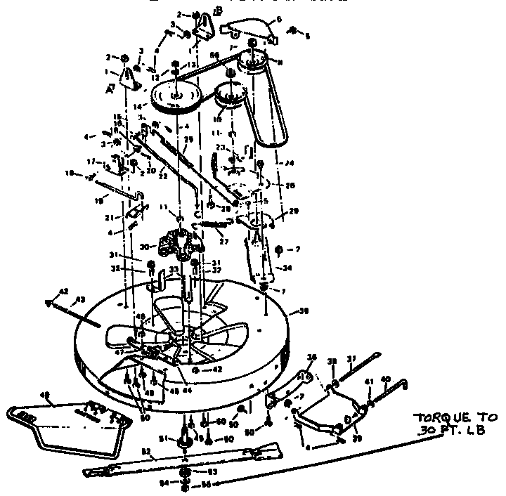 Murray 403227 mower housing diagram