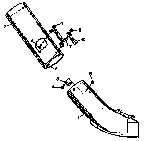 Murray 403227 chute extension diagram