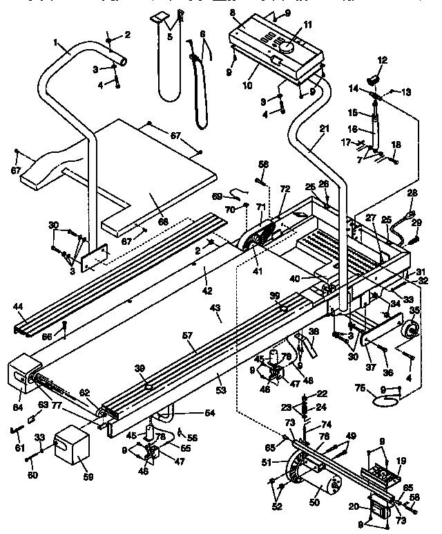 Proform PF930031 unit parts diagram